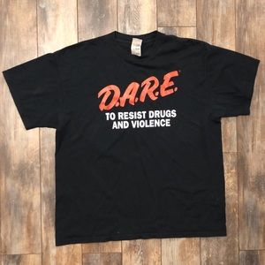 🚭🛑 Old School D.A.R.E. Tee